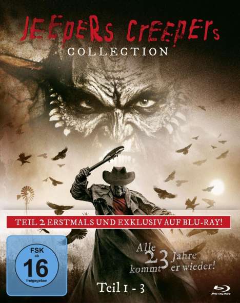 Jeepers Creepers Collection 1-3 (Limited Edition) (Blu-ray), 3 Blu-ray Discs