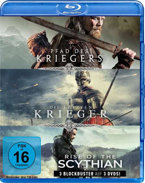 Krieger-Box: Pfad des Kriegers / Die letzten Krieger / Rise of the Scythian (Blu-ray), 3 Blu-ray Discs