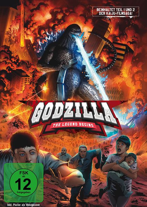 Godzilla: The Legend begins, 2 DVDs