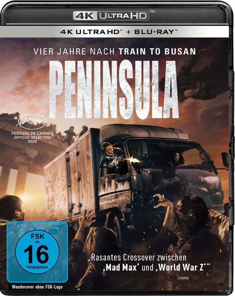 Peninsula (Ultra HD Blu-ray &amp; Blu-ray), 1 Ultra HD Blu-ray und 1 Blu-ray Disc