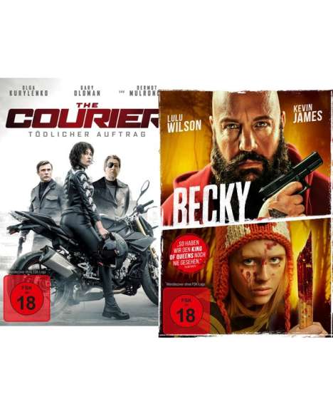 The Courier / Becky, 2 DVDs