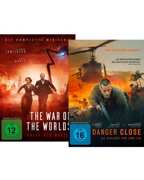 The War Of The Worlds / Danger Close, 2 DVDs