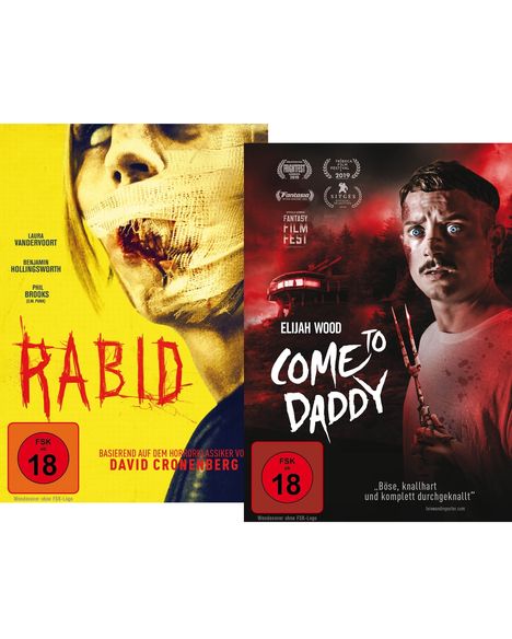 Come To Daddy / Rabid, 2 DVDs