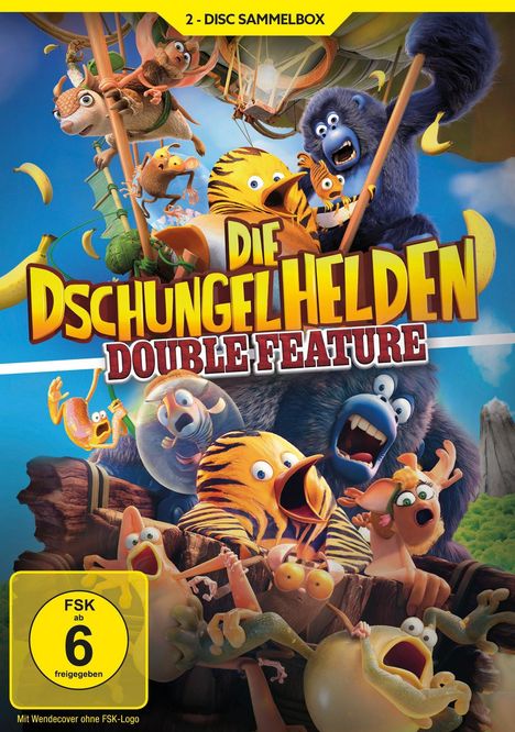 Die Dschungelhelden: Double Feature, 2 DVDs