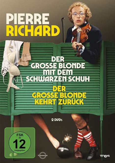 Der große Blonde mit dem schwarzen Schuh / Der große Blonde kehrt zurück, 2 DVDs