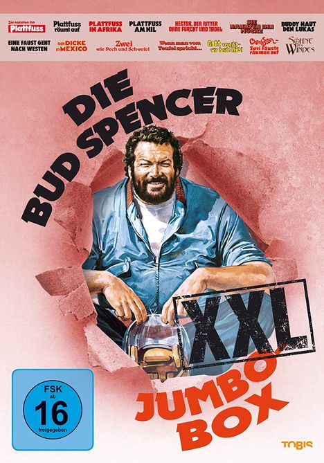 Die Bud Spencer Jumbo Box XXL, 14 DVDs