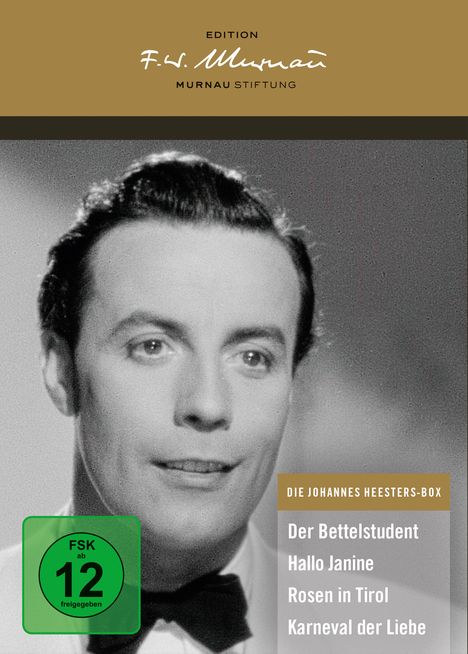 Die Johannes Heesters-Box (Deluxe Edition), 4 DVDs