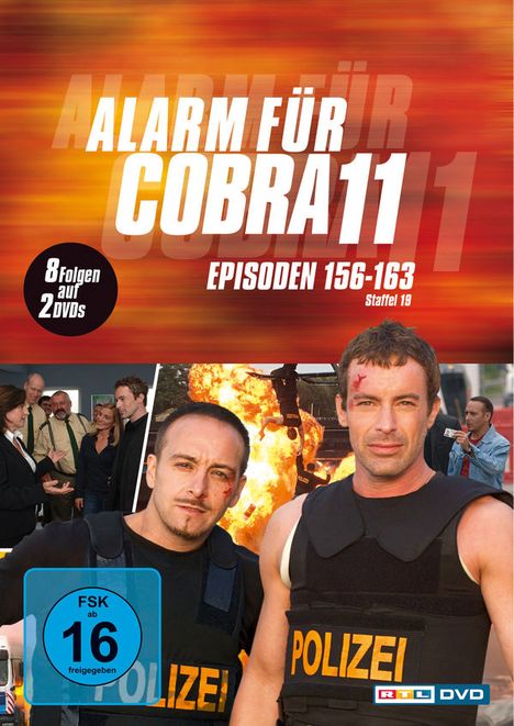 Alarm für Cobra 11 Staffel 19, 2 DVDs