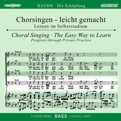 Chorsingen leicht gemacht - Joseph Haydn: Die Schöpfung (Bass), CD