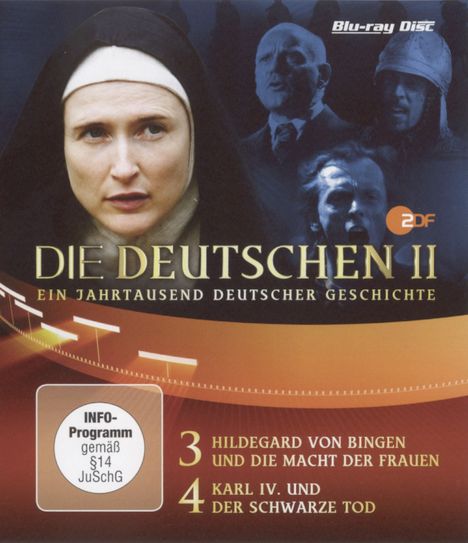 Die Deutschen II Teil 3+4: Hildegard v. B. / Karl IV (Blu-ray), Blu-ray Disc
