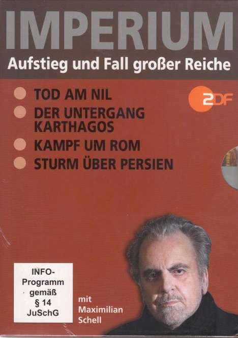 Imperium Folge 1-4: Aufstieg und Fall großer Reiche, 4 DVDs
