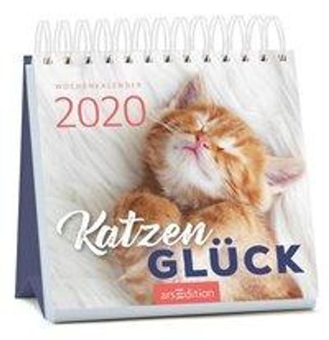 Miniwochenkalender Katzenglück 2020, Kalender