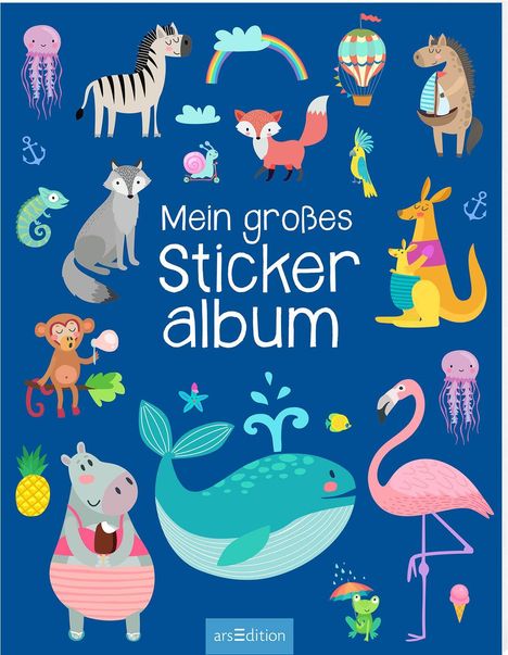 Mein großes Stickeralbum - Tiere, Diverse