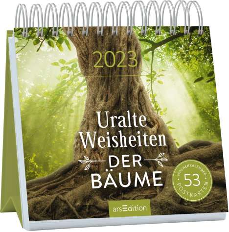 Postkartenkalender Uralte Weisheiten der Bäume 2023, Kalender