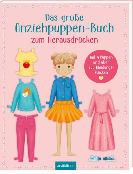 Das große Anziehpuppen-Buch zum Herausdrücken, Buch