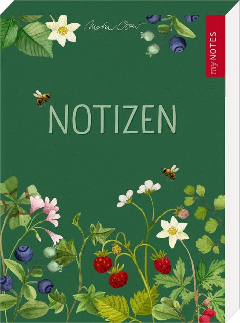 myNOTES Papeterie: Notizblock Naturschätze - Wald &amp; Wildblumen, Buch