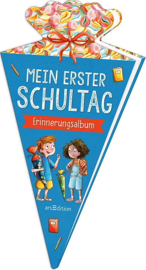 Sarah Welk: Mein erster Schultag - Erinnerungsalbum in Schultüten-Form, Buch