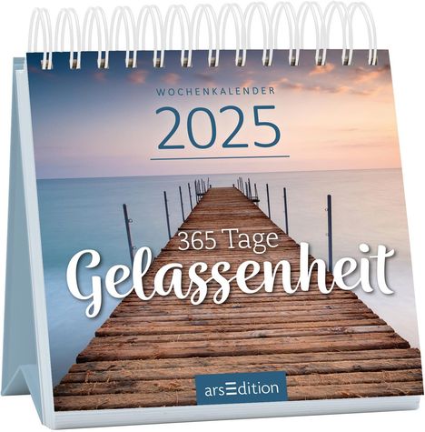 Mini-Wochenkalender 365 Tage Gelassenheit 2025, Kalender