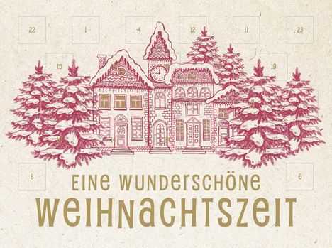 Mini-Adventskalender mit Umschlag zum Verschicken WEIHNACHT - WWS, Kalender