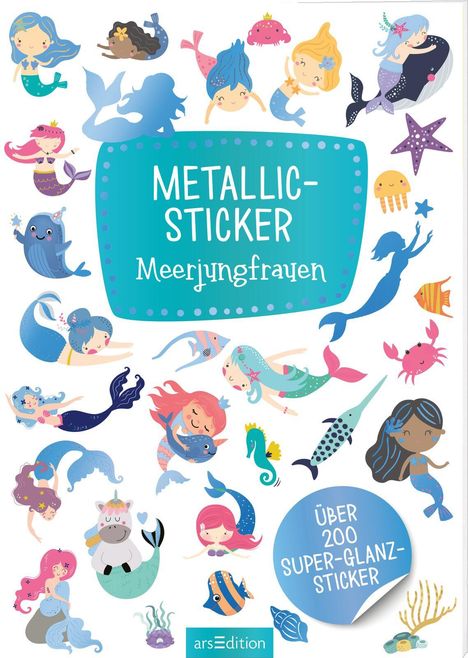 Metallic-Sticker - Meerjungfrauen, Diverse