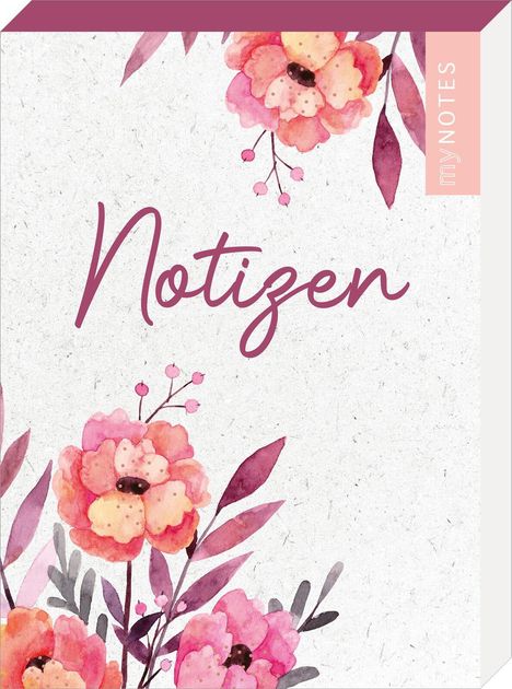 myNOTES Papeterie: Notizblock Blumenträume, Buch