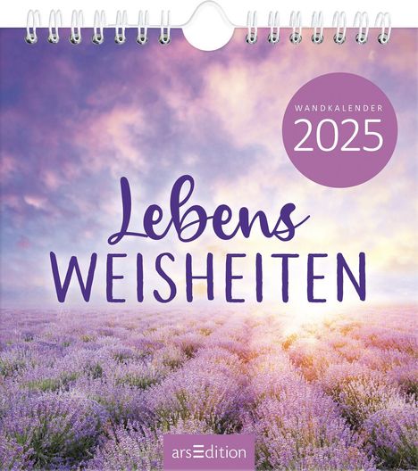 Wandkalender Lebensweisheiten 2025, Kalender