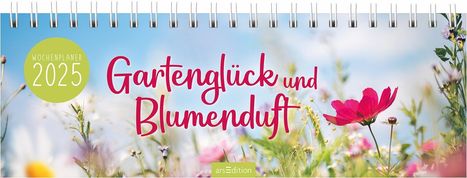 Tischkalender Gartenglück und Blumenduft 2025, Kalender