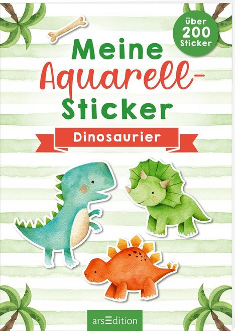 Meine Aquarell-Sticker - Dinosaurier, Diverse