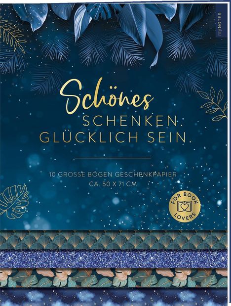 myNOTES Papeterie: Geschenkpapier Romance, Buch