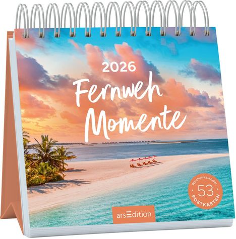 Postkartenkalender Fernwehmomente 2026, Kalender