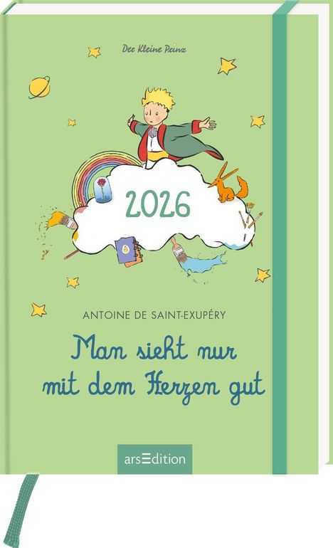 Buchkalender Man sieht nur mit dem Herzen gut 2026, Kalender