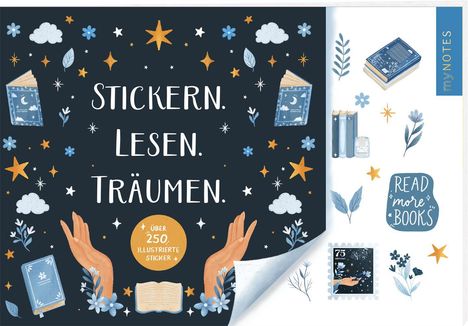 myNOTES Papeterie: Stickern. Lesen. Träumen., Diverse