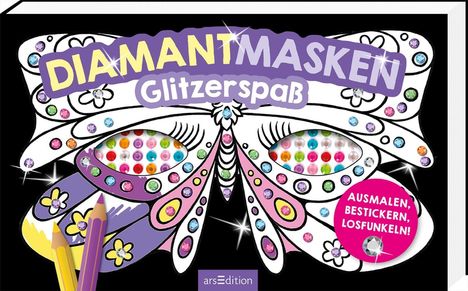 Diamantmasken - Glitzerspaß, Buch