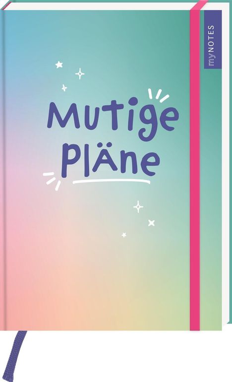 myNOTES Papeterie: Notizbuch A5 Mutige Pläne, Diverse