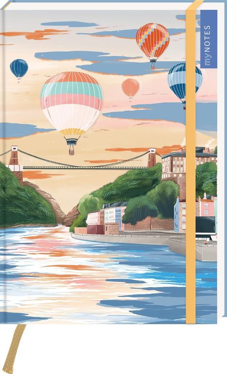 myNOTES Papeterie: Notizbuch A5 Simply, Katy - Bristol Harbour, Diverse
