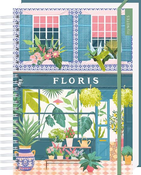 myNOTES Papeterie: Ringbuch Simply, Katy - Florist Shop, Diverse