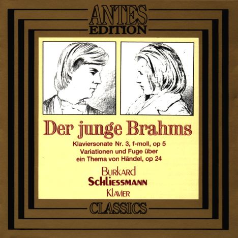 Johannes Brahms (1833-1897): Klaviersonate Nr.3 op.5, CD