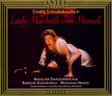 Dmitri Schostakowitsch (1906-1975): Lady Macbeth von Mtsensk (in deutscher Sprache), 3 CDs