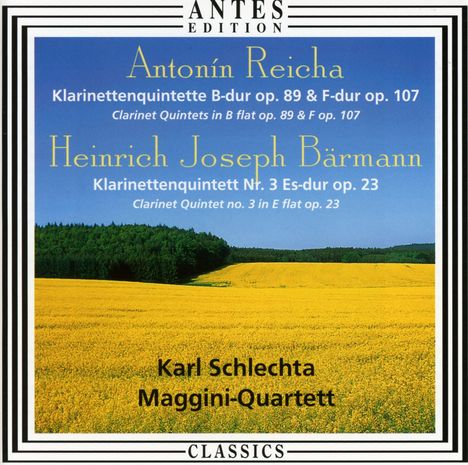 Heinrich Josef Baermann (1784-1847): Klarinettenquintett Nr.3, CD