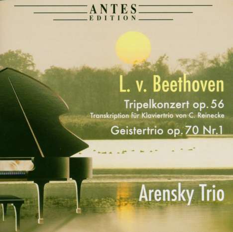 Ludwig van Beethoven (1770-1827): Tripelkonzert op.56 für Klaviertrio (Arrangiert von Carl Reinecke), CD