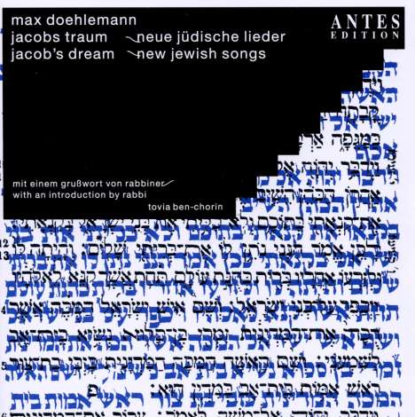 Max Doehlemann (geb. 1970): Jacobs Traum - Neue jüdische Lieder, CD