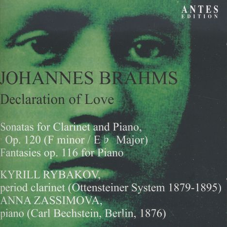 Johannes Brahms (1833-1897): Sonaten für Klarinette &amp; Klavier op.120 Nr.1 &amp; 2, CD