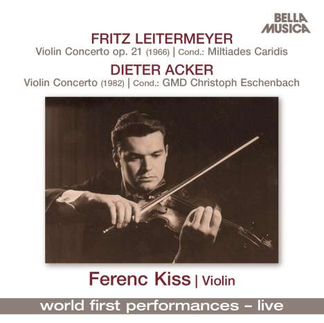 Fritz Leitermeyer (1925-2006): Konzert für Violine &amp; 21 Bläser op.21, CD