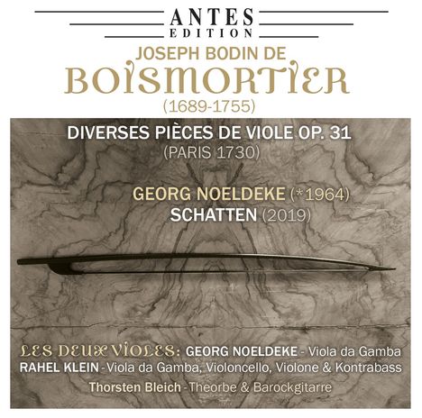 Joseph Bodin de Boismortier (1689-1755): Pieces de Viole op.31, CD