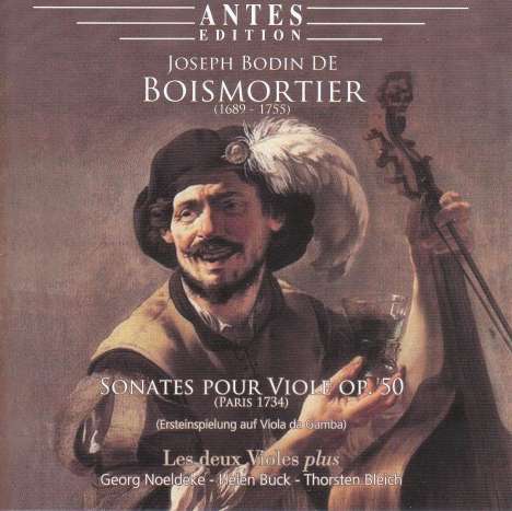 Joseph Bodin de Boismortier (1689-1755): Sonaten für Viola da Gamba op.50 Nr.1-6 (Paris 1734), CD