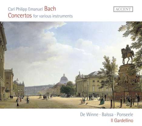Carl Philipp Emanuel Bach (1714-1788): Concertos for various Instruments, CD