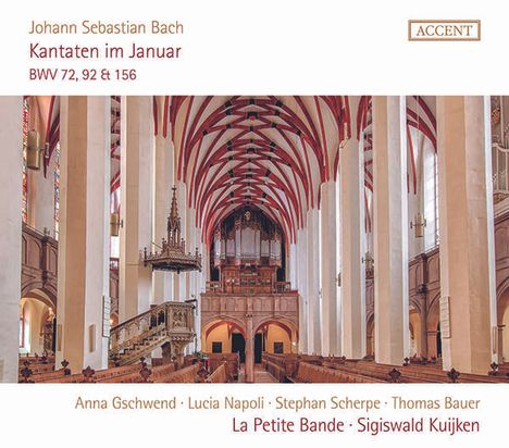 Johann Sebastian Bach (1685-1750): Kantaten BWV 72,92,156, CD