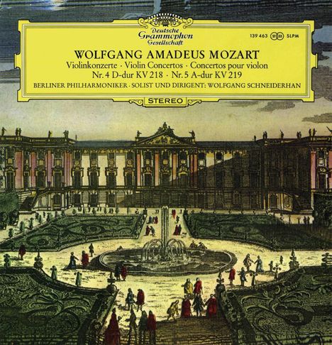 Wolfgang Amadeus Mozart (1756-1791): Violinkonzerte Nr.4 &amp; 5, LP