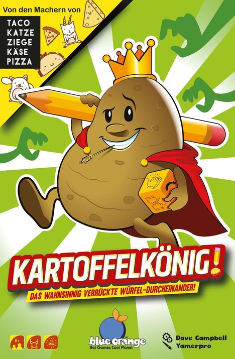 Dave Campbell: Kartoffelkönig, Spiele