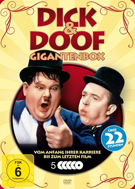 Dick &amp; Doof Gigantenbox, 5 DVDs